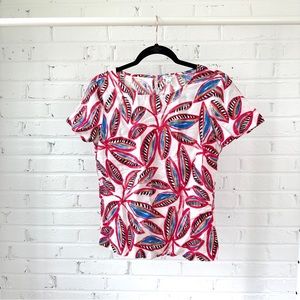 J. Crew Factory Linen Blend Short Sleeve Shirt - XS